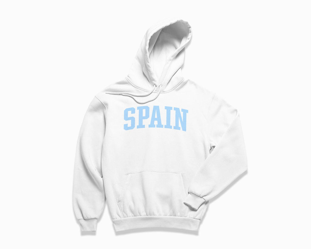 Spain Hoodie - White/Light Blue