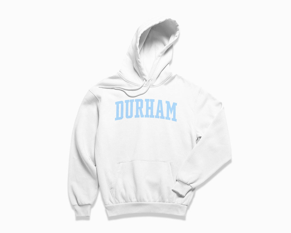 Durham Hoodie - White/Light Blue