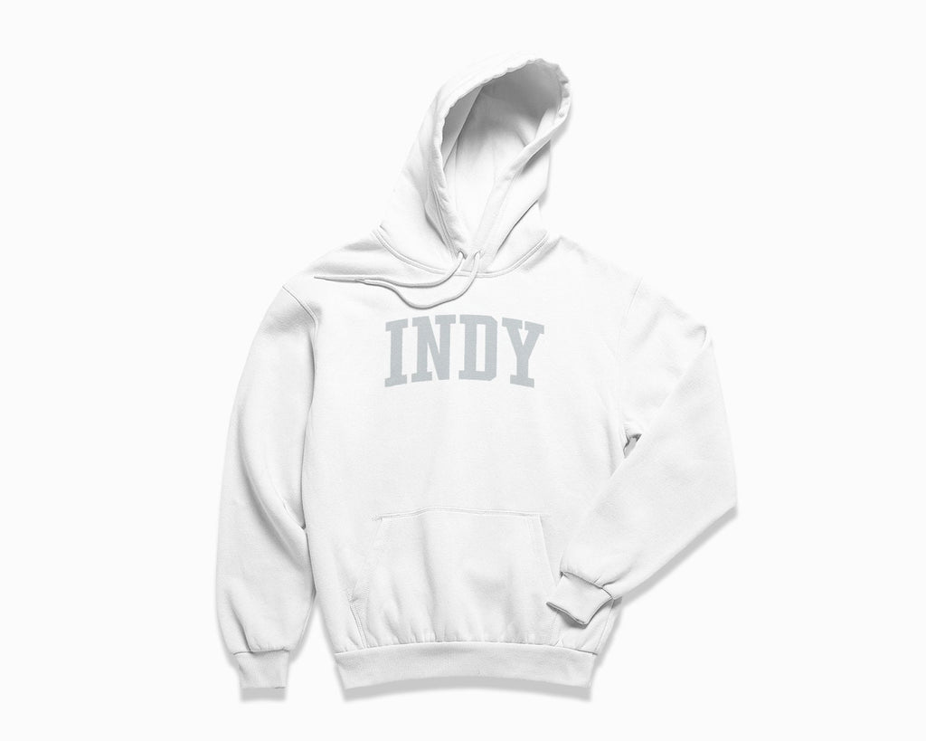 INDY Hoodie - White/Grey