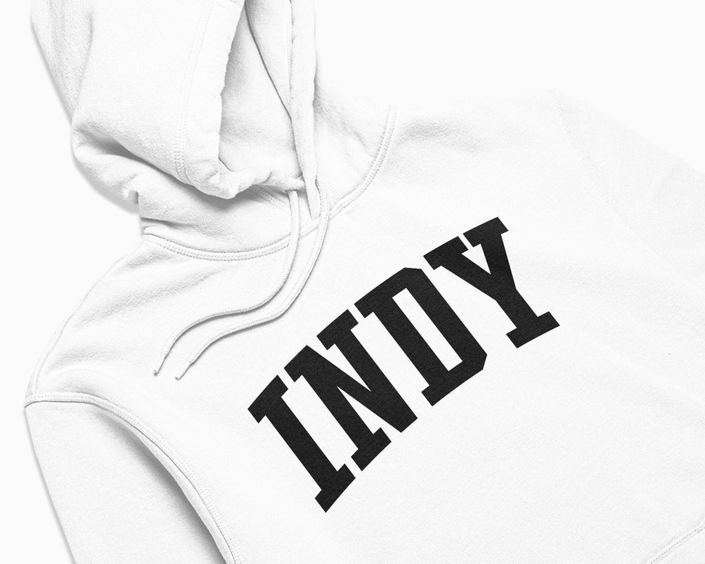 INDY Hoodie - White/Black